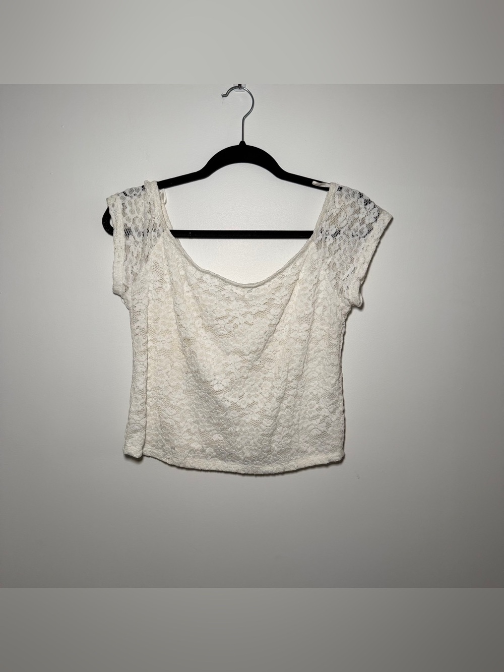 Express One Eleven lace top size L